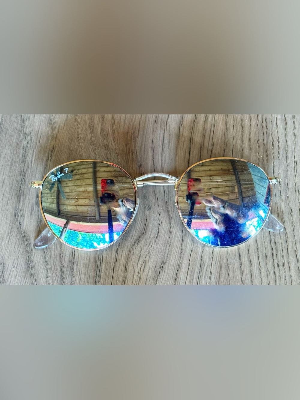 Vintage Ray-Ban Rose Gold Mirrored Sunglasses